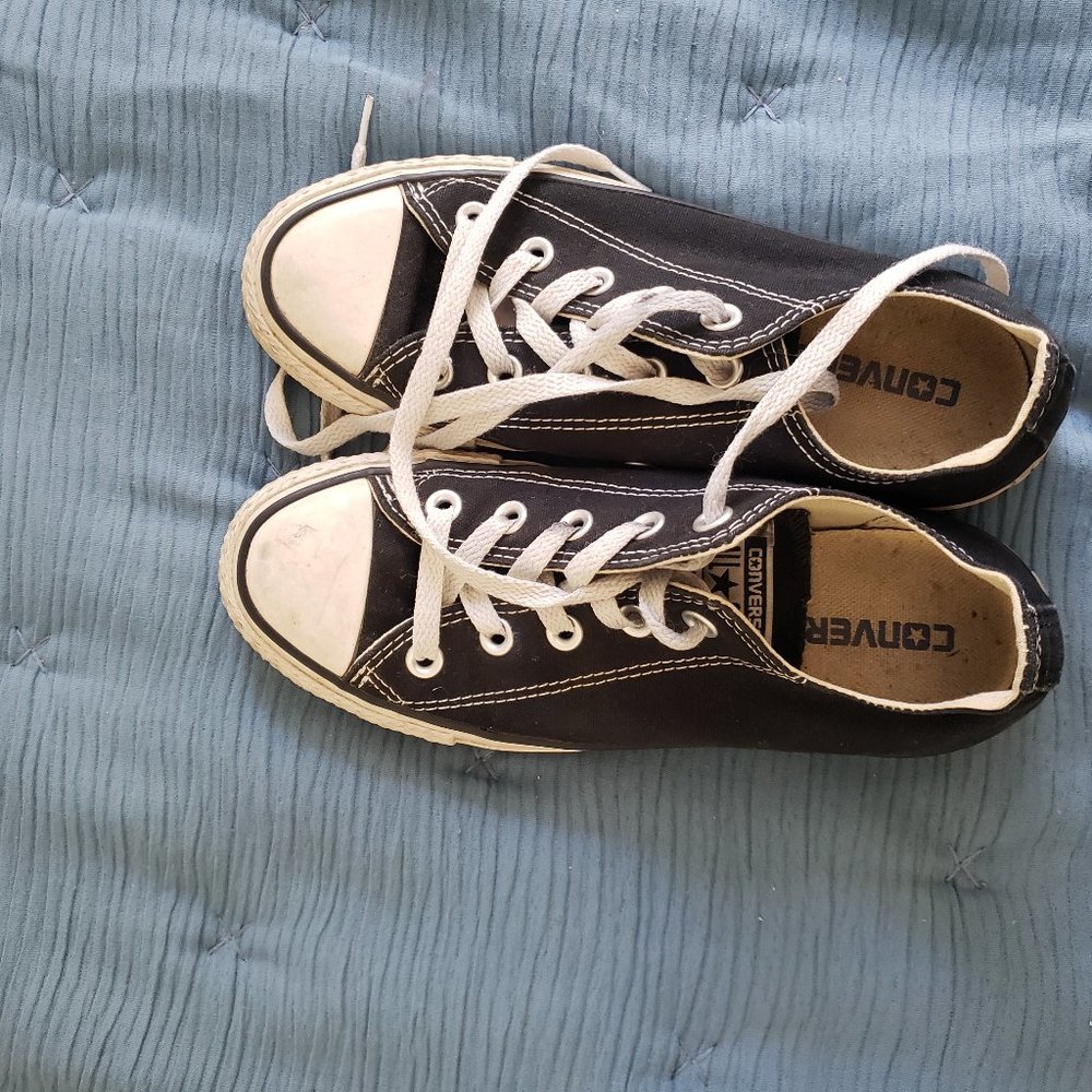 Converse All Star Mens Size 4 Black Shoes